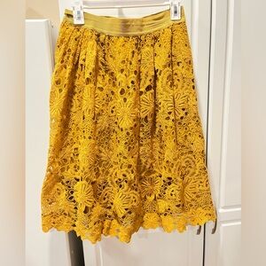 Women’s skirt, lace with lining.  Size 2